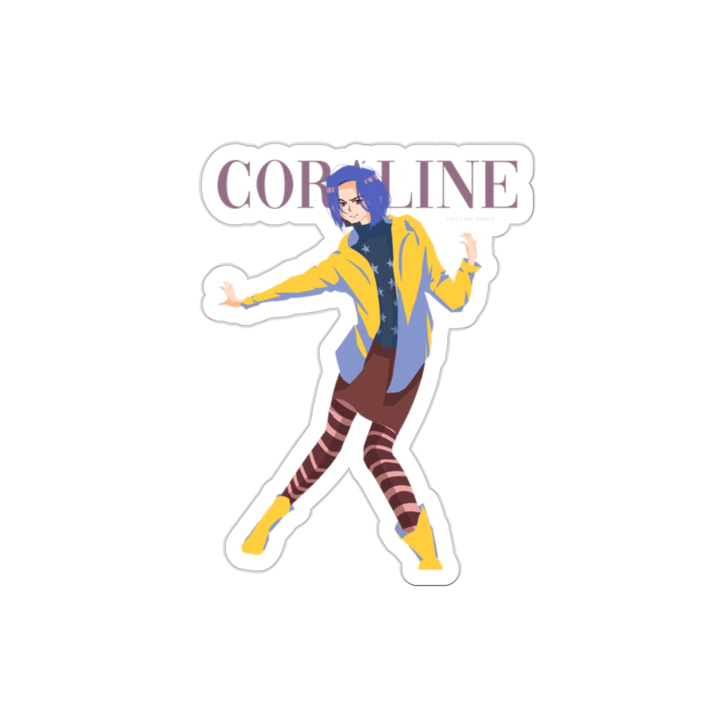 Coraline sticker - Lxtus.art Collection